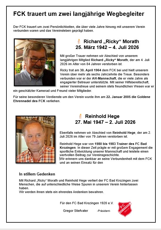 2026 07 14 Nachruf Richard Morath und Reinhold Hege 02